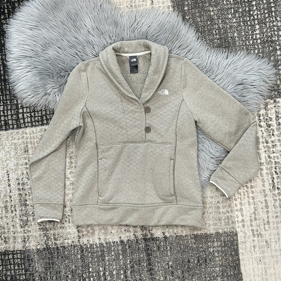 The North Face Sweaters - The North Face Women's‎ Crescent Hooded Pullover W/Toggle Shawl Collar Size Med